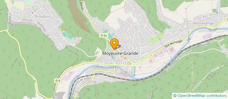 localisation de l'entreprise SCI AIMEN  MOYEUVRE-GRANDE