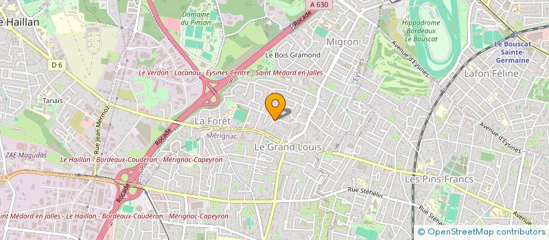 localisation de l'entreprise SCI AIMER  EYSINES