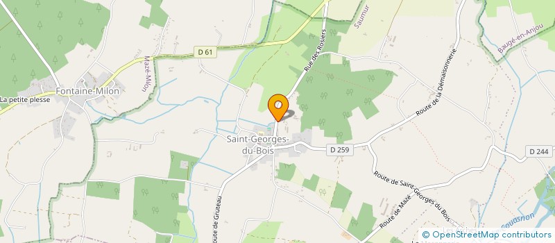 localisation de l'entreprise SCI AIMERRO  BRISSAC LOIRE AUBANCE