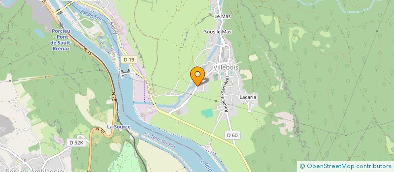 localisation de l'entreprise SCI AIN COTE D'AZUR  VILLEBOIS