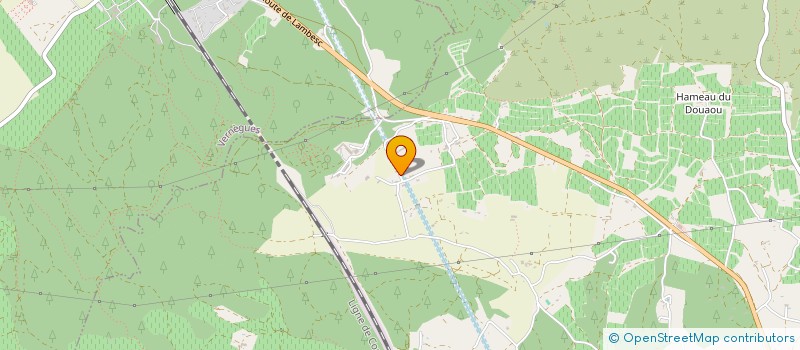 localisation de l'entreprise SCI AINA  LAMBESC