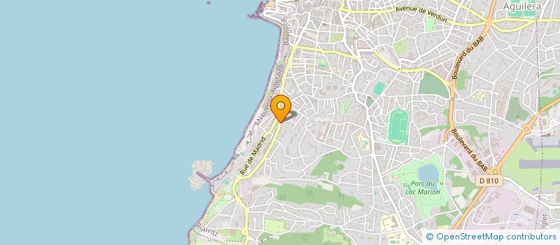 localisation de l'entreprise SCI AINARAK à BIARRITZ