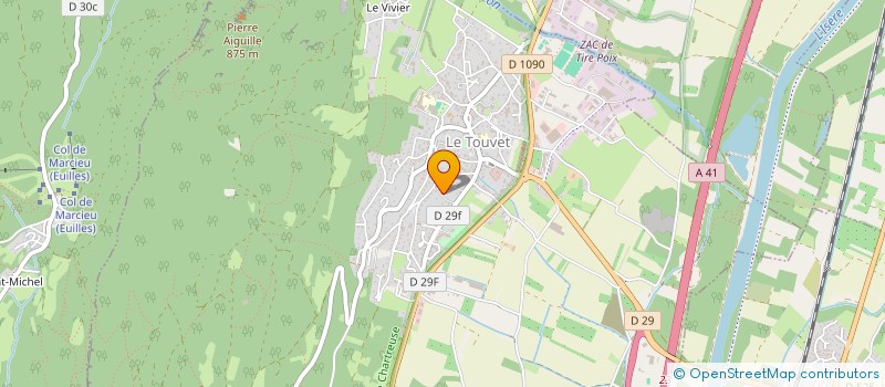 localisation de l'entreprise SCI AINAUD  LE TOUVET