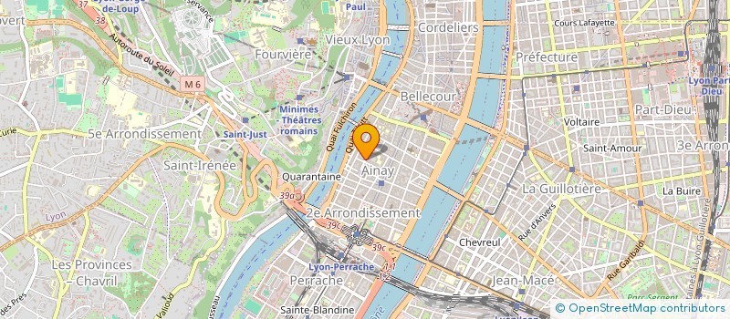 localisation de l'entreprise SCI AINAY 97  LYON