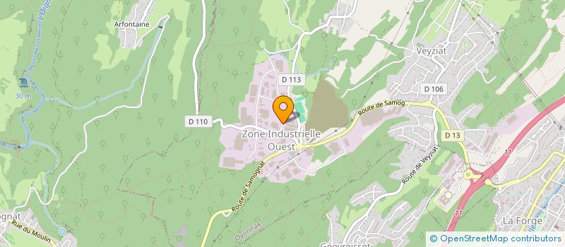 localisation de l'entreprise SCI AINMOREL à OYONNAX