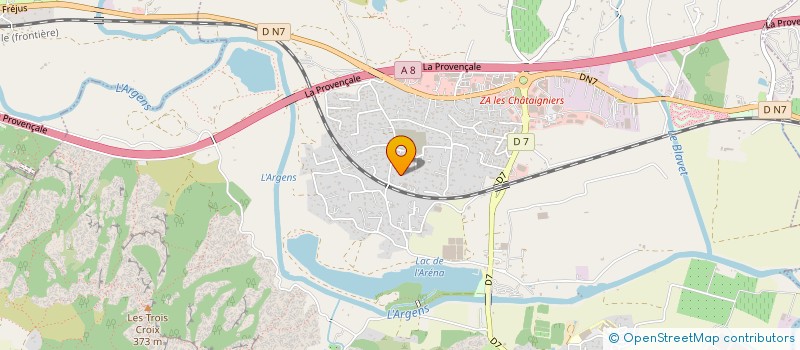 localisation de l'entreprise SCI AIR 2P à ROQUEBRUNE-SUR-ARGENS