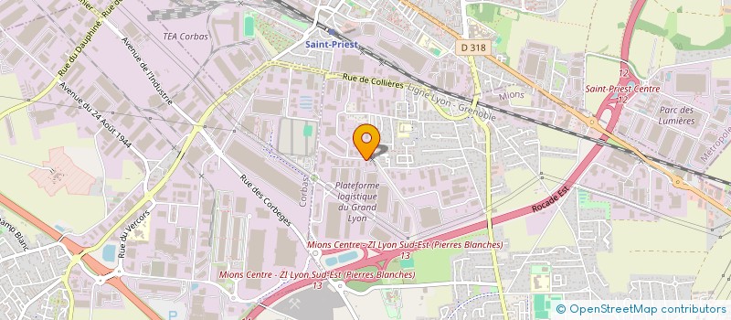 localisation de l'entreprise SCI AIR à LYON