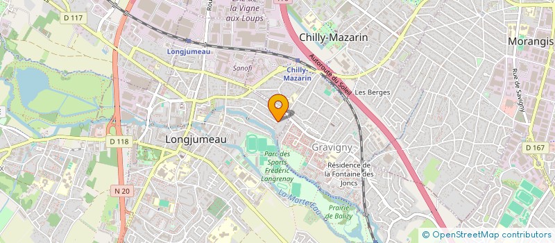 localisation de l'entreprise SCI AIR IMMO  LONGJUMEAU