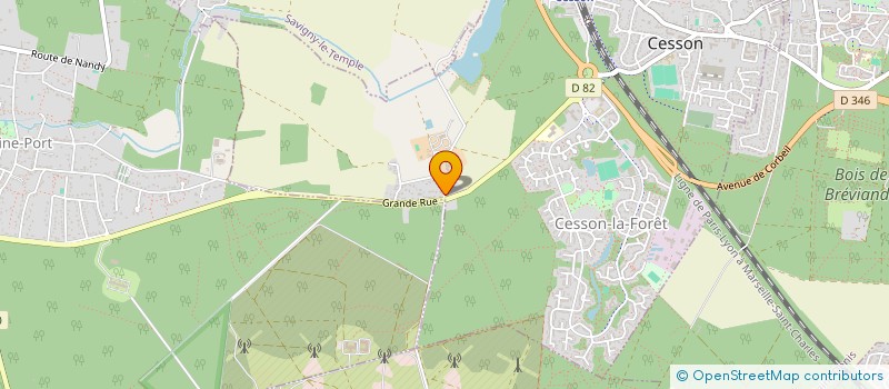 localisation de l'entreprise SCI AIR ONE  CESSON