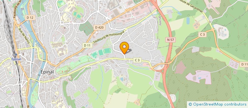 localisation de l'entreprise SCI AIR PROVENCE à EPINAL