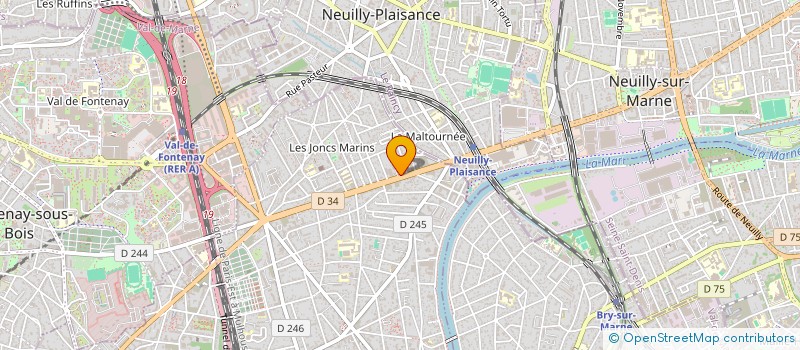 localisation de l'entreprise SCI AIRA  LE PERREUX-SUR-MARNE