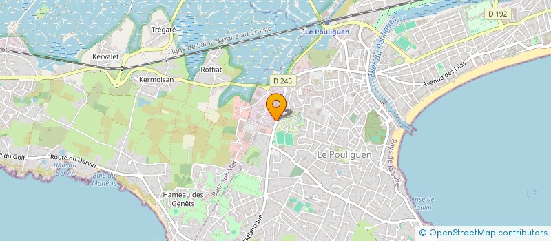 localisation de l'entreprise SCI AIRAUD  LE POULIGUEN