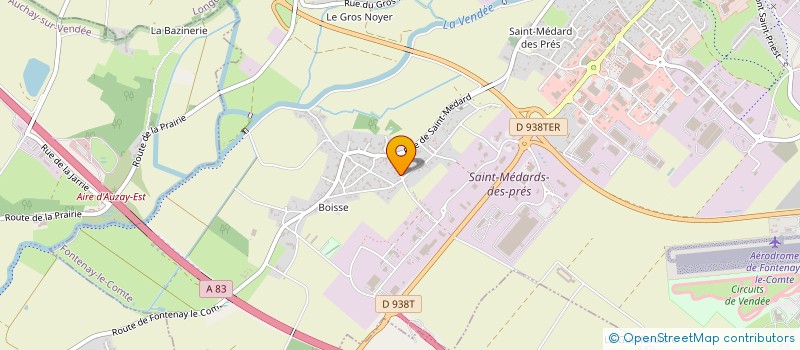 localisation de l'entreprise SCI AIRAUD  FONTENAY-LE-COMTE