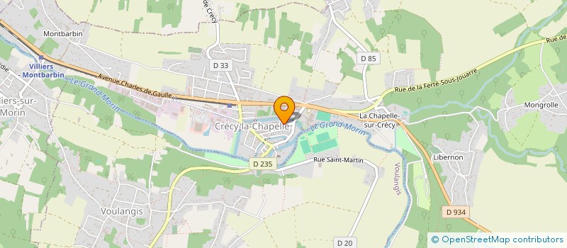 localisation de l'entreprise SCI AIRE & BEGE  CRECY-LA-CHAPELLE