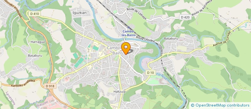 localisation de l'entreprise SCI AIREA  CAMBO-LES-BAINS