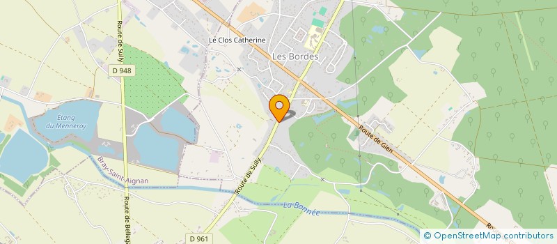localisation de l'entreprise SCI AIRELLE à LES BORDES