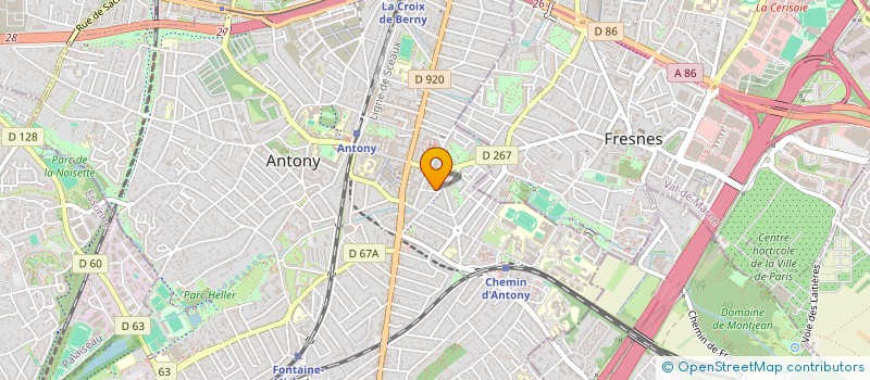 localisation de l'entreprise SCI AIRES à ANTONY