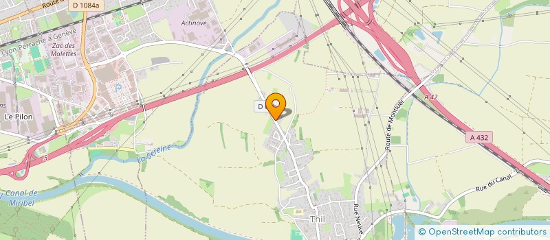 localisation de l'entreprise SCI AIRGE  THIL