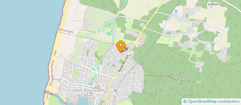 localisation de l'entreprise SCI AIRIAL VALFLO  VIEUX-BOUCAU-LES-BAINS