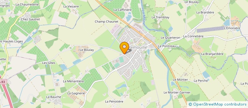 localisation de l'entreprise SCI AIRIAUD GERARD  REMOUILLE