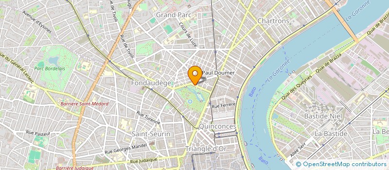 localisation de l'entreprise SCI AIRJI  BORDEAUX