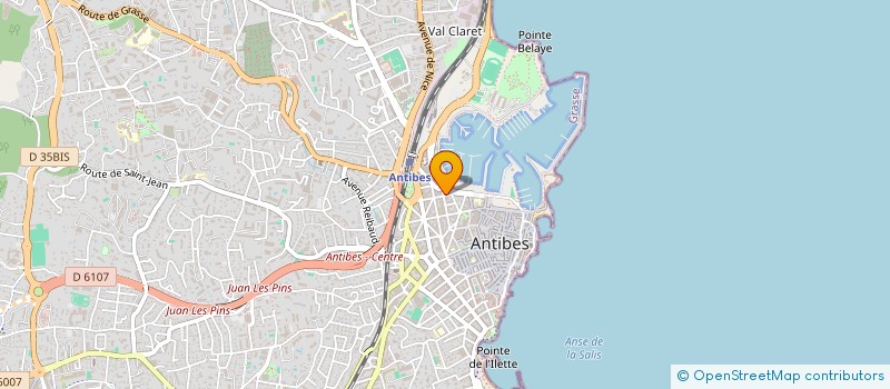 localisation de l'entreprise SCI AIRPORT à ANTIBES
