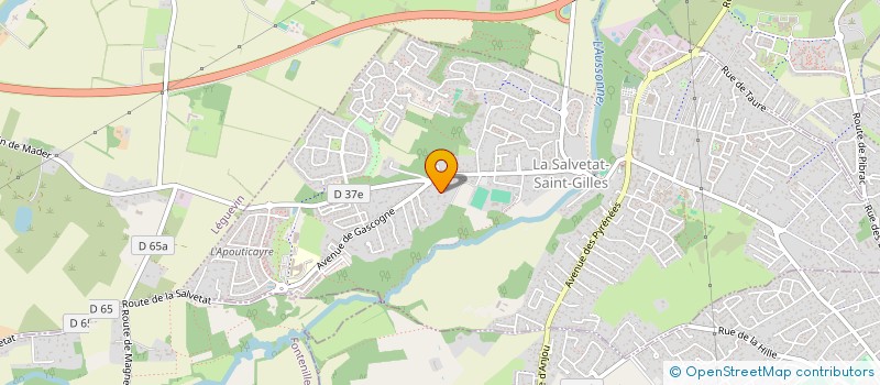 localisation de l'entreprise SCI AIRTECH 2001  LA SALVETAT-SAINT-GILLES