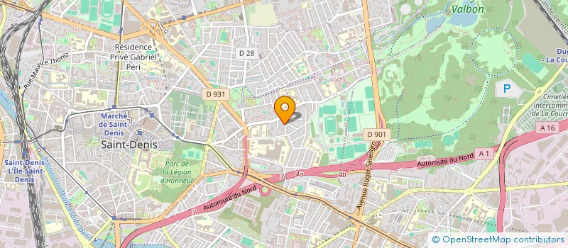 localisation de l'entreprise SCI AIS à SAINT-DENIS