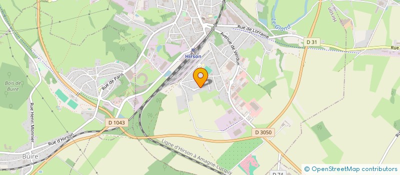 localisation de l'entreprise SCI AISNE ARDENNE IMMOBILIER  HIRSON