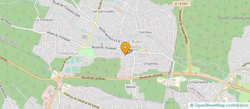 localisation de l'entreprise SCI AISONE  SAINT-AUBIN-DE-MEDOC