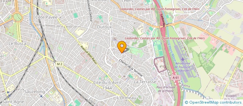 localisation de l'entreprise SCI AISSA à TOULOUSE