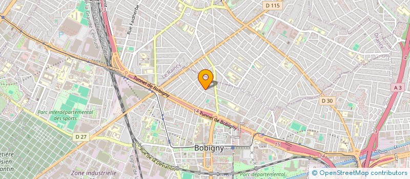 localisation de l'entreprise SCI AIT SAID  BOBIGNY