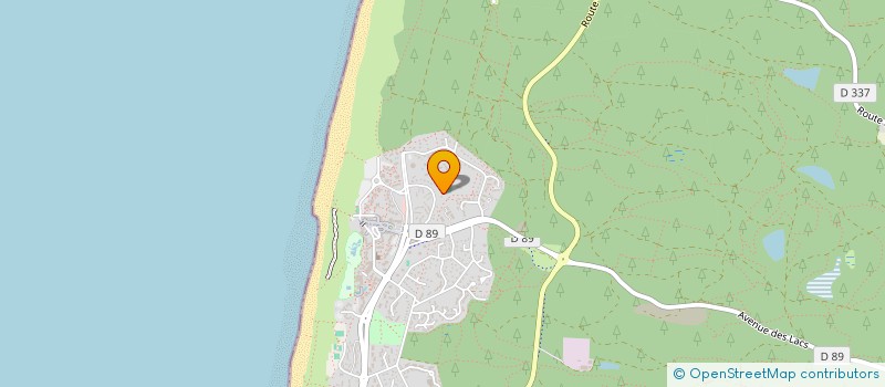 localisation de l'entreprise SCI AITO  SEIGNOSSE