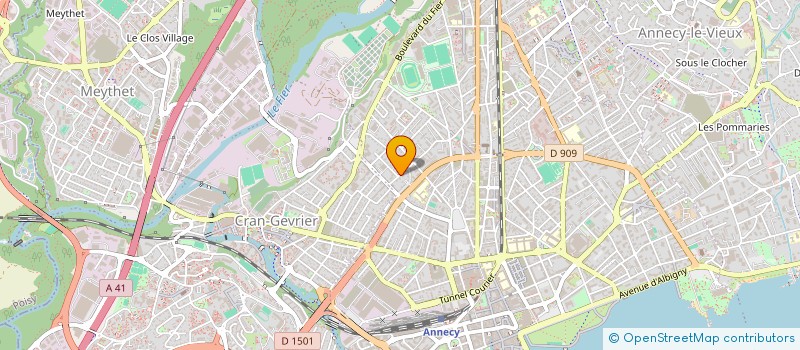 localisation de l'entreprise SCI AITRE MONTEVRAIN à ANNECY