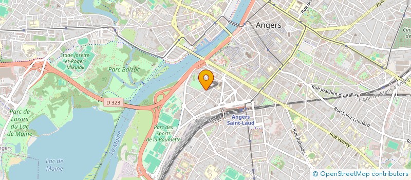 localisation de l'entreprise SCI AIV à ANGERS