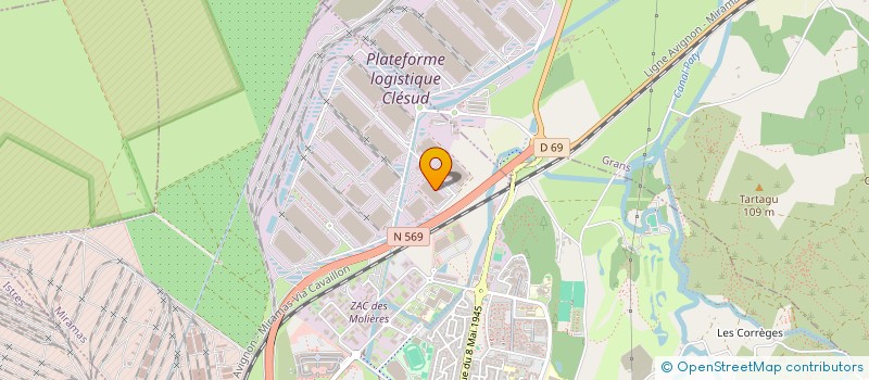 localisation de l'entreprise SCI AIX LA DURANNE & PONT DE L'ARC à MIRAMAS