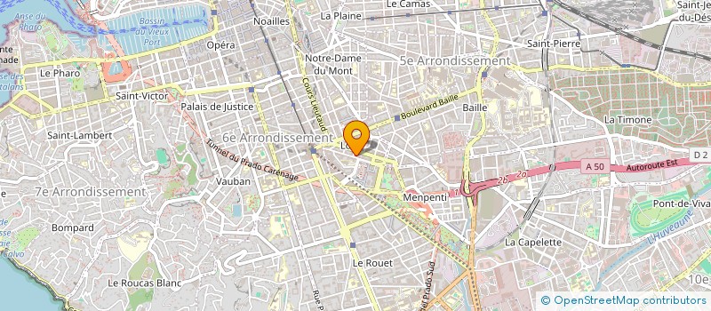 localisation de l'entreprise SCI AIX LESSEPS à MARSEILLE