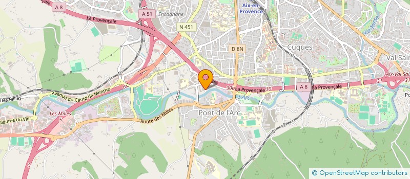 localisation de l'entreprise SCI AIX PARC 3000  AIX-EN-PROVENCE