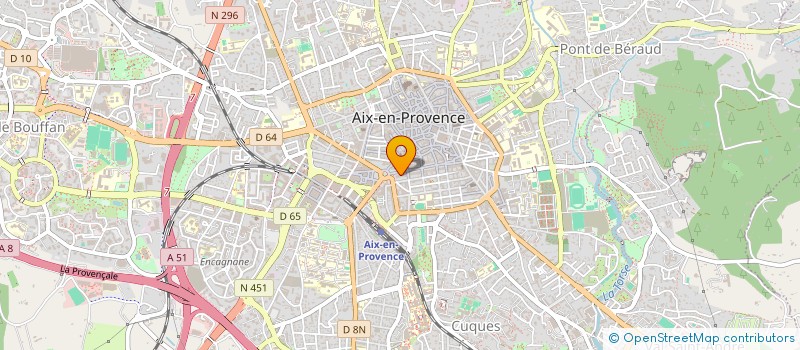 localisation de l'entreprise SCI AIX PAUL BERT à AIX-EN-PROVENCE
