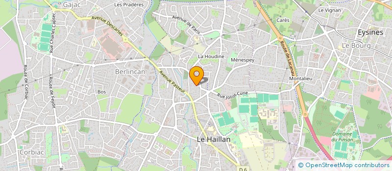 localisation de l'entreprise SCI AIXIN  LE HAILLAN