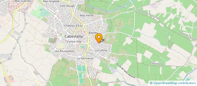 localisation de l'entreprise SCI AIXOESBO  CABESTANY