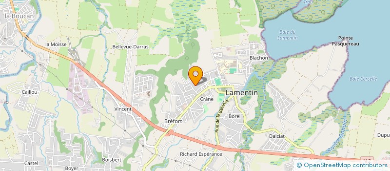 localisation de l'entreprise SCI AIYOUNY  LAMENTIN