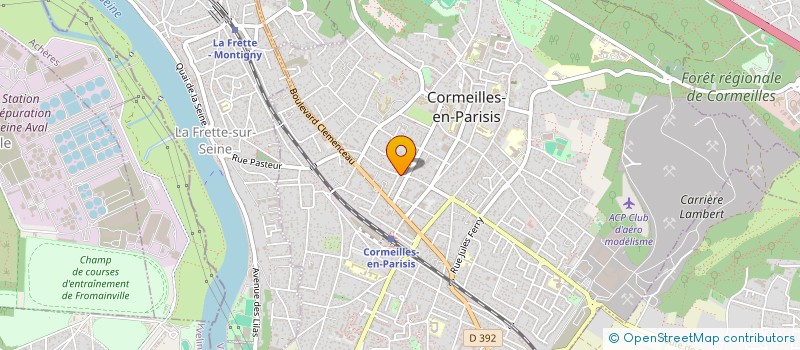 localisation de l'entreprise SCI AJ à CORMEILLES-EN-PARISIS
