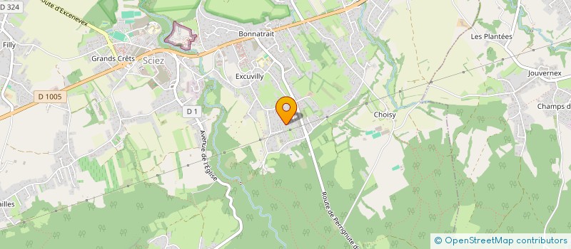 localisation de l'entreprise SCI AJ  SCIEZ