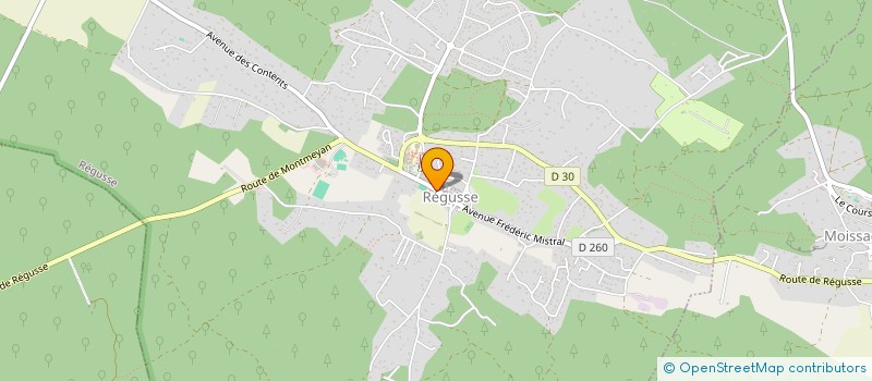 localisation de l'entreprise SCI AJ à REGUSSE