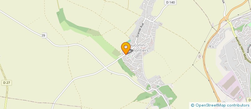 localisation de l'entreprise SCI AJ  SERRIS