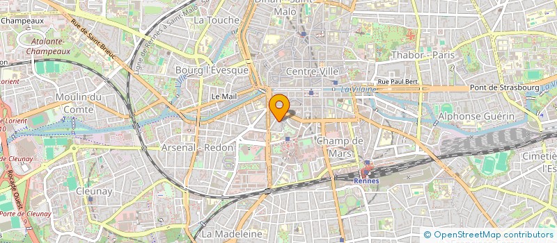 localisation de l'entreprise SCI AJ  RENNES
