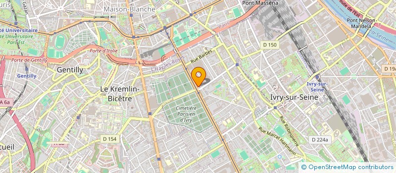 localisation de l'entreprise SCI AJ-MH à IVRY-SUR-SEINE