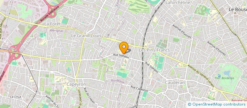 localisation de l'entreprise SCI AJ PATRIMOINE  BORDEAUX