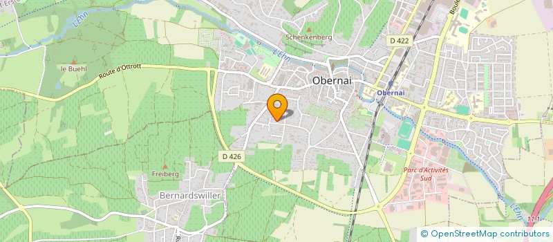 localisation de l'entreprise SCI AJ TOUPI  OBERNAI